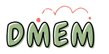 Logo DMEM letras chewy con saltos