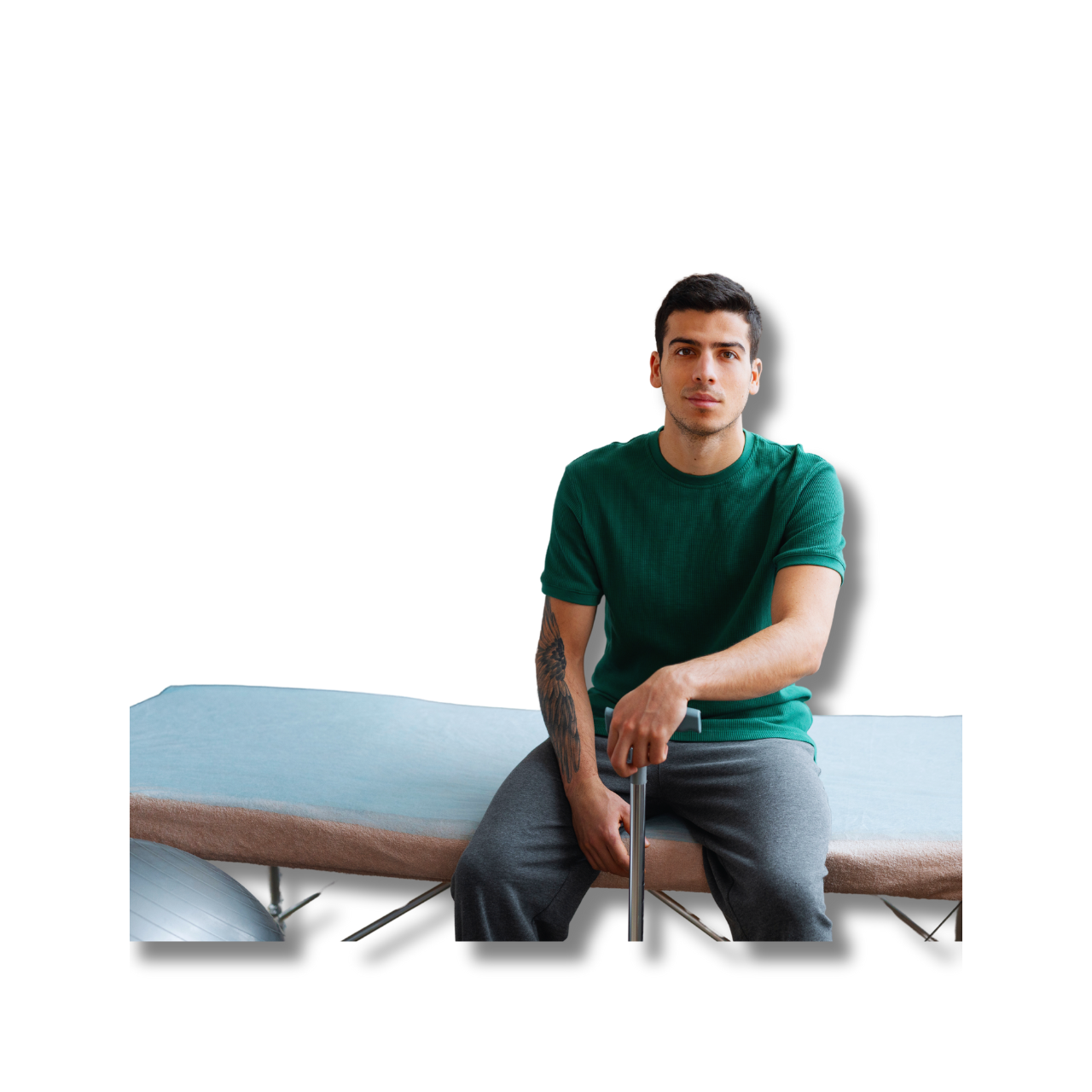 Hombre discapacidad neurológica enfermedad